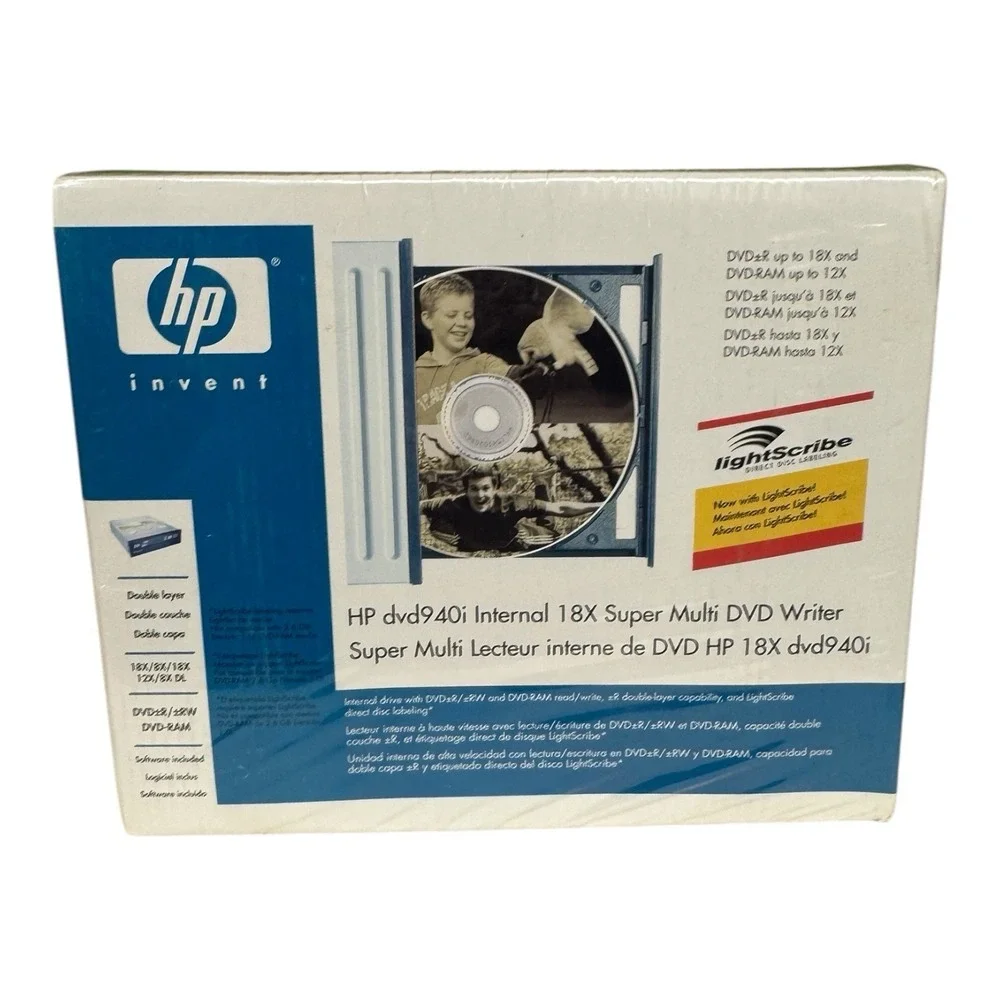 HP dvd940i Lightscribe IDE Internal 18X‎ Super Multi DVD Writer Sealed